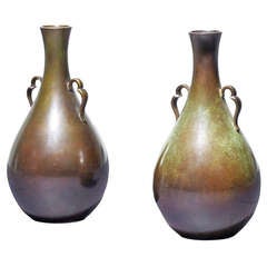 Pair Of Vases By Just Andersen