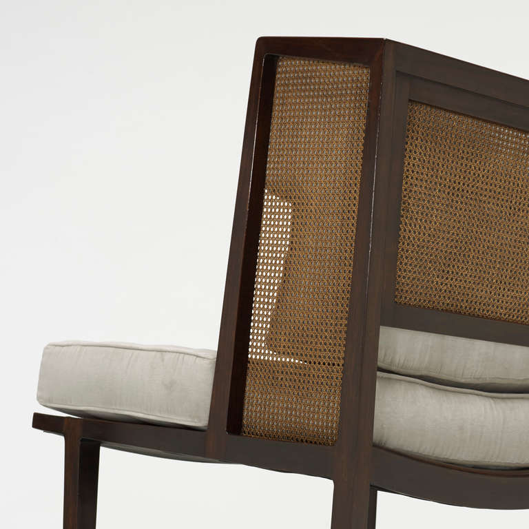 Mid-20th Century Wing Lounge Chairs, Model 6016 Pair by Edward Wormley for Dunbar