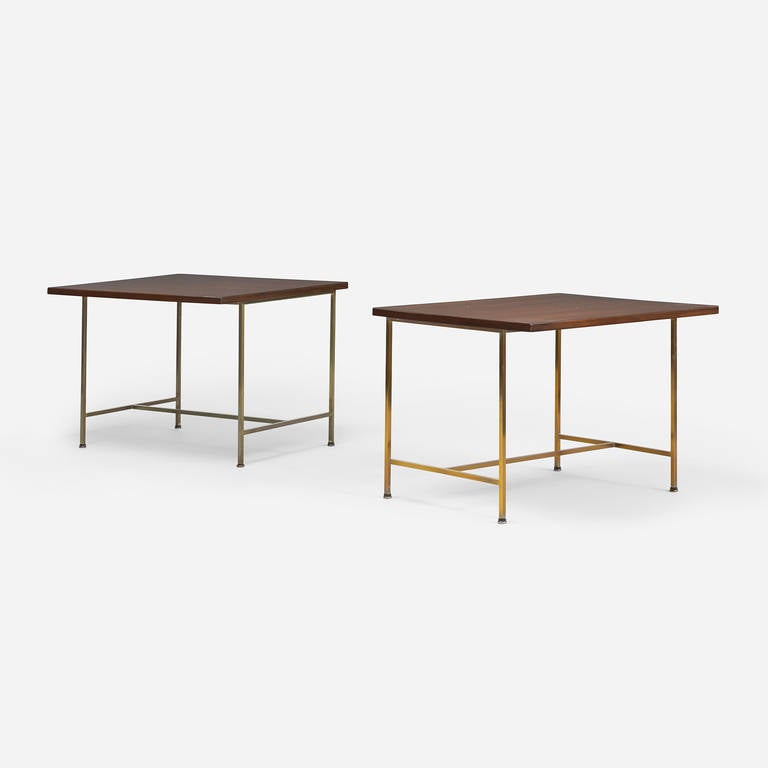 American occasional tables model C8722, pair by Paul McCobb for Directional