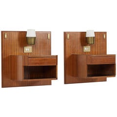 Pair of Night Stands from the Hotel Lorena, Grosseto by Ico and Luisa Parisi