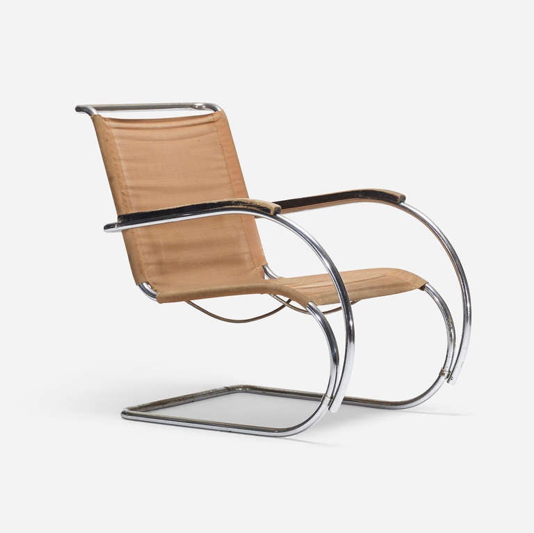 Signed with applied round manufacturer's label to frame: [Thonet].