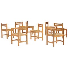 Dining Chairs, Set of Eight by Børge Mogensen for Karl Andersson & Söner