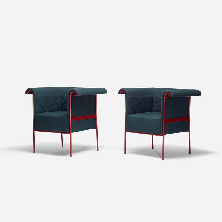 20th Century Swedish Lounge Chairs, Pair