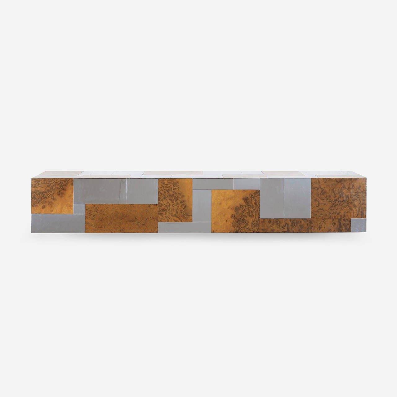 wall-mounted Cityscape console by Paul Evans for Paul Evans Studio for Directional