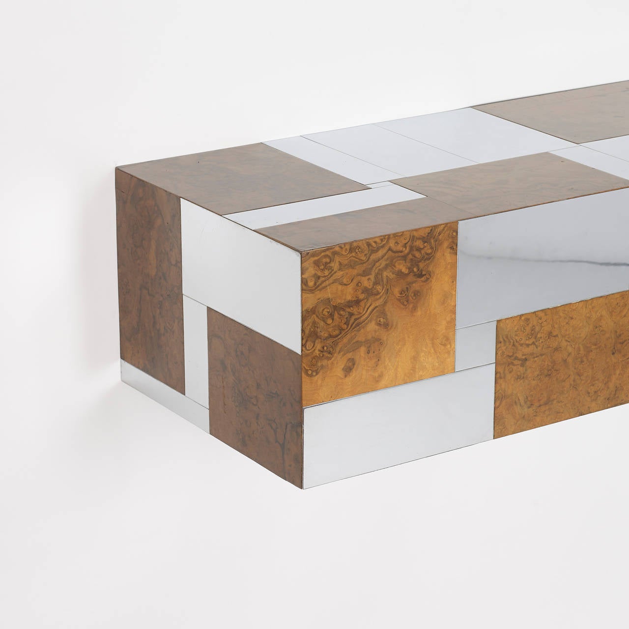 American wall-mounted Cityscape console by Paul Evans for Directional