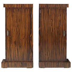 Art Deco Nightstands, Pair