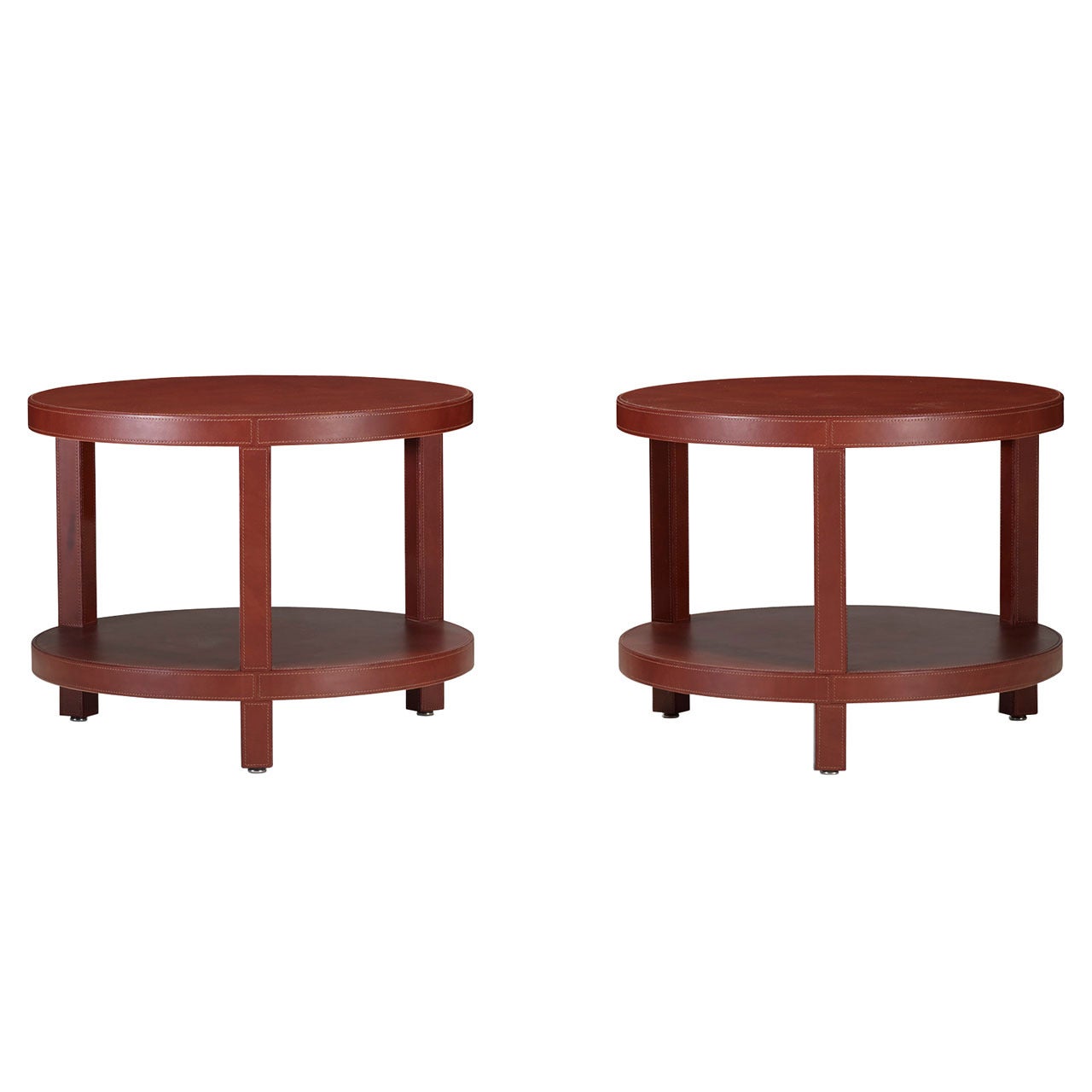 occasional tables, pair by Dominic Chambon