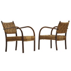 armchairs, pair by Frits Schlegel
