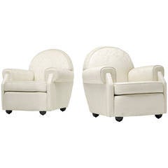 Pair of Vittorio Valabrega Attribution Lounge Chairs