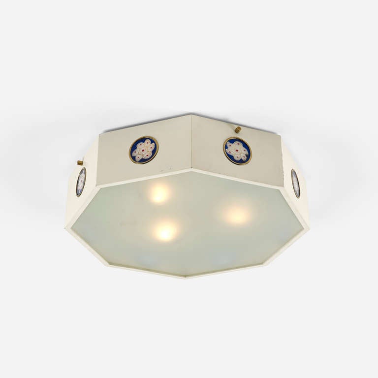 Murrine Ceiling Lamp by Angelo Lelli