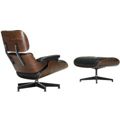670 Lounge and 671 ottoman by Charles and Ray Eames