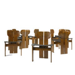 Artona Chairs, Set of Ten by Afra and Tobia Scarpa