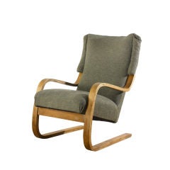 Cantilevered Armchair, Model 36/401 by Alvar Aalto