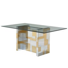 Cityscape dining table by Paul Evans