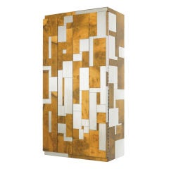 Cityscape cabinet by Paul Evans