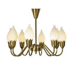 Tulip chandelier by Ansgar Fog and E. M&#248;rup