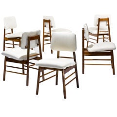 dining chairs, set of six by Greta Magnusson Grossman