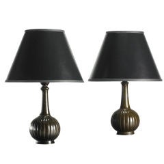table lamps, pair by Just Andersen