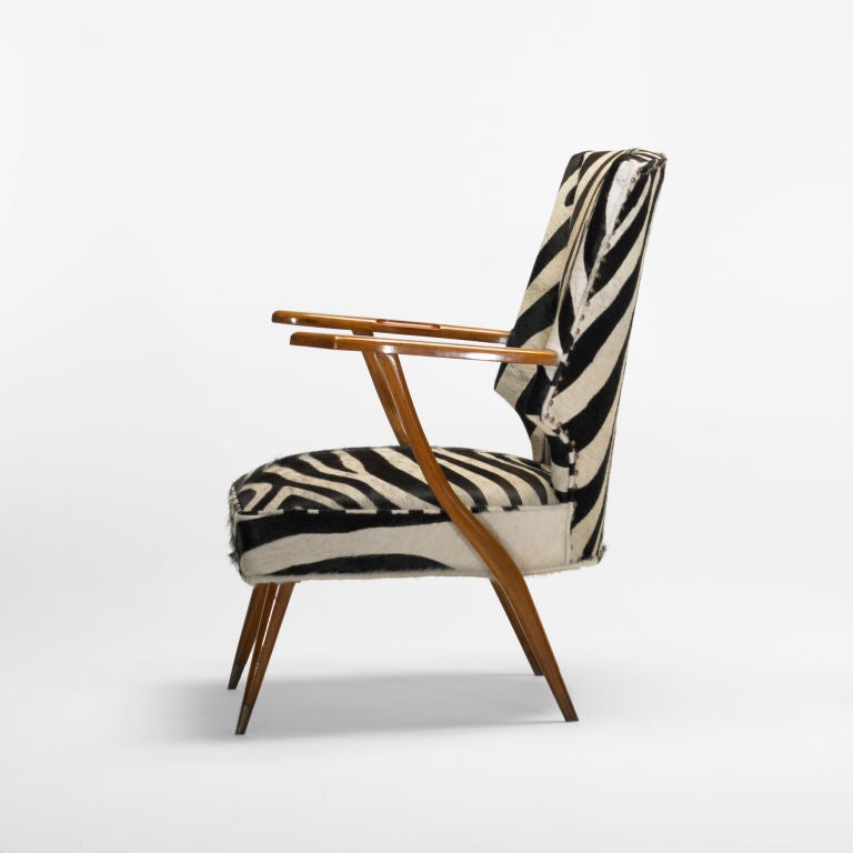 Italian lounge chairs, pair 2