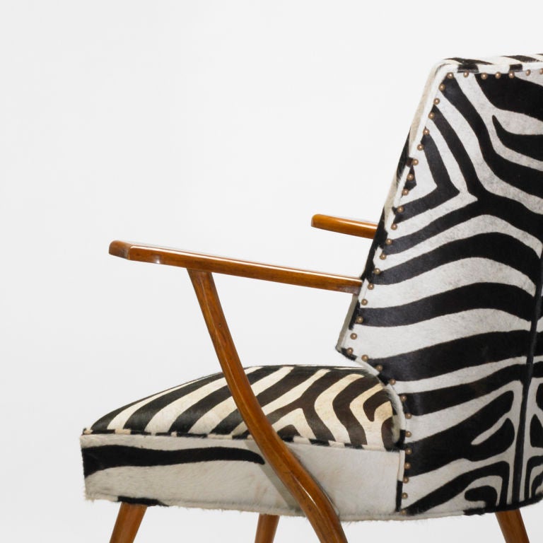 Italian lounge chairs, pair 4