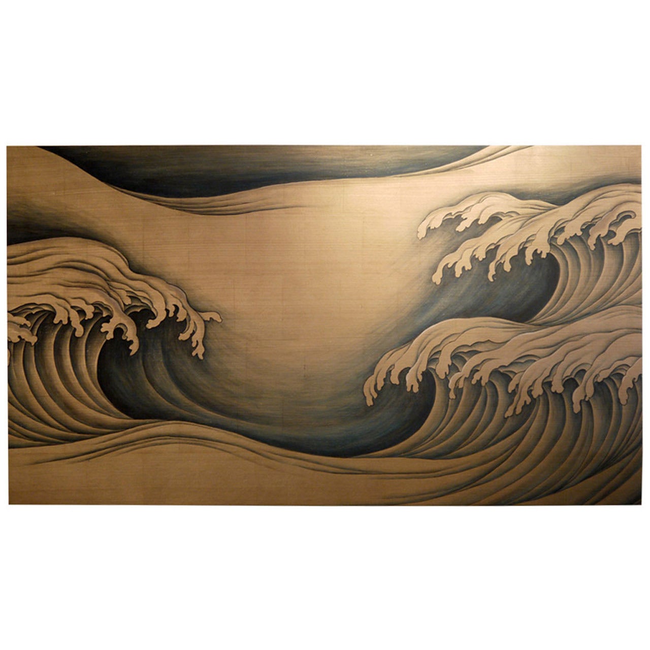 Dramatic Wave Painting by Gracie