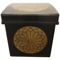 Large Japanese Lacquer Storage Box