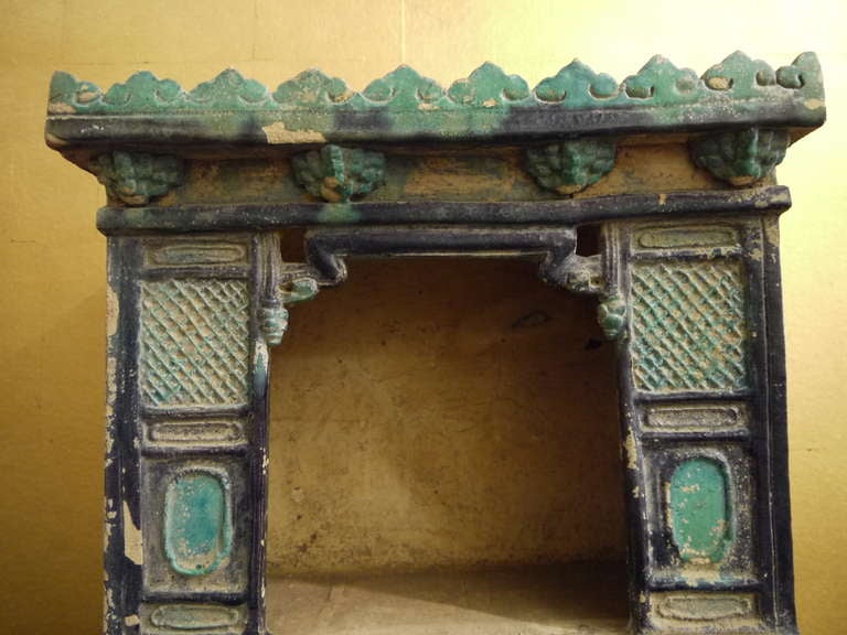 18th Century and Earlier Chinese Tomb Pottery in the Form of a Shrine