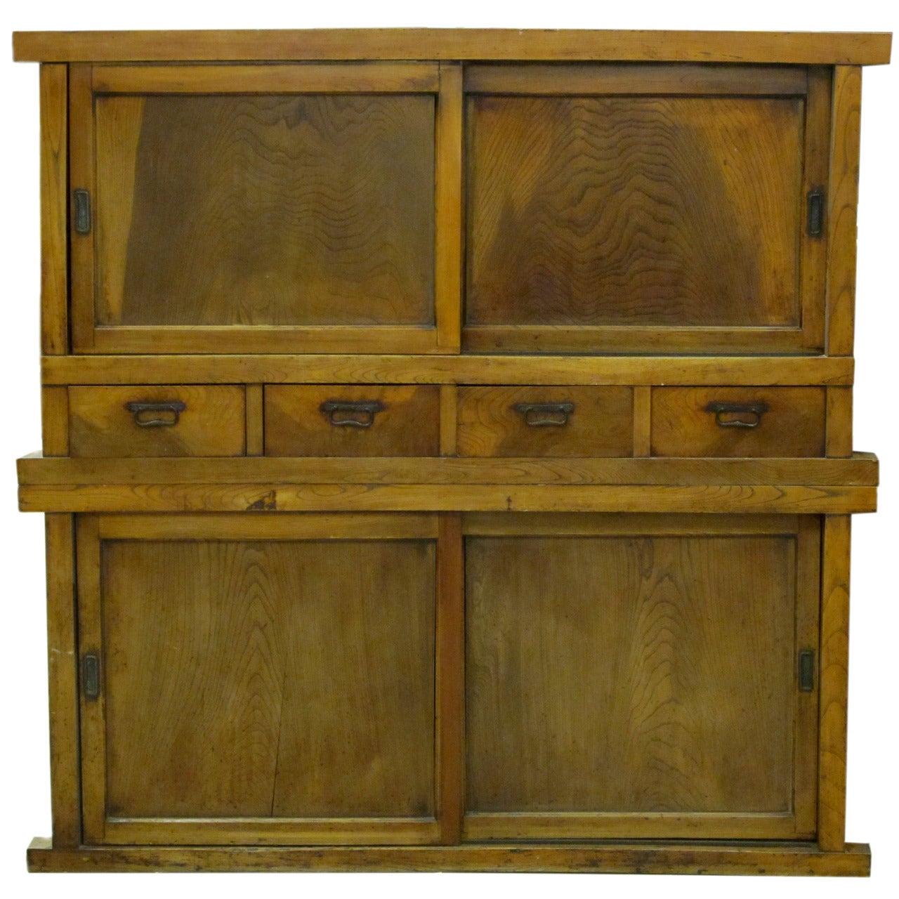 19th Century Japanese Large Kitchen Tansu For Sale