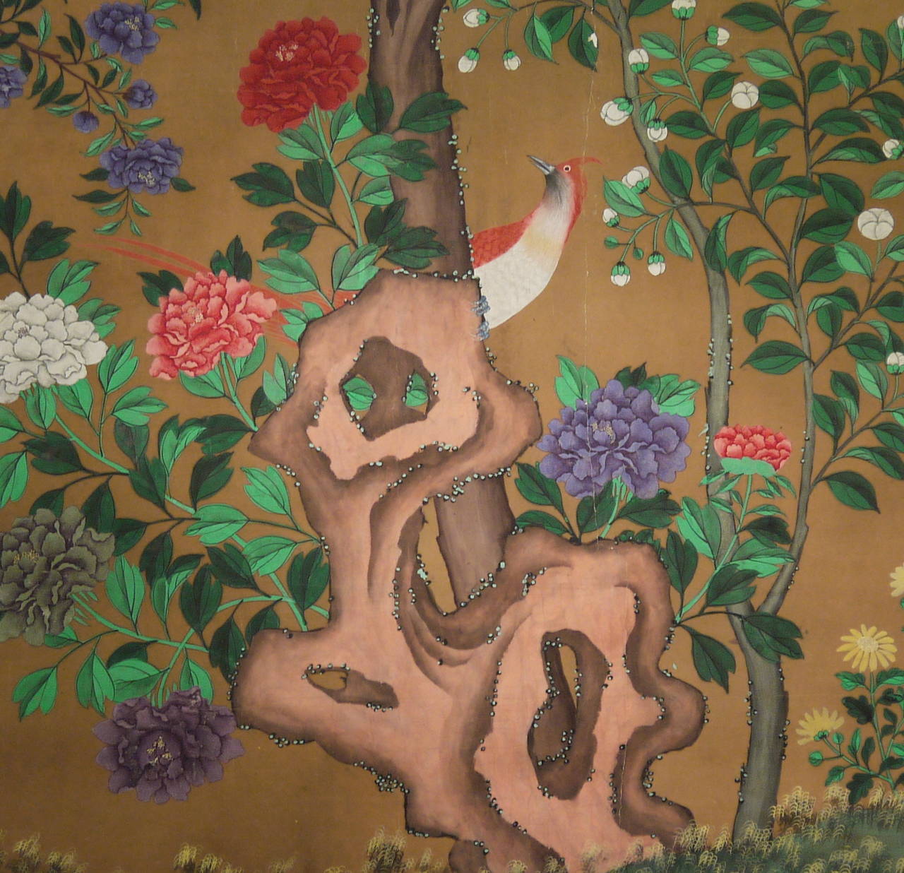 Antique Chinese Wallpaper Section 1