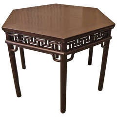 Antique Chinese Hexagonal Table