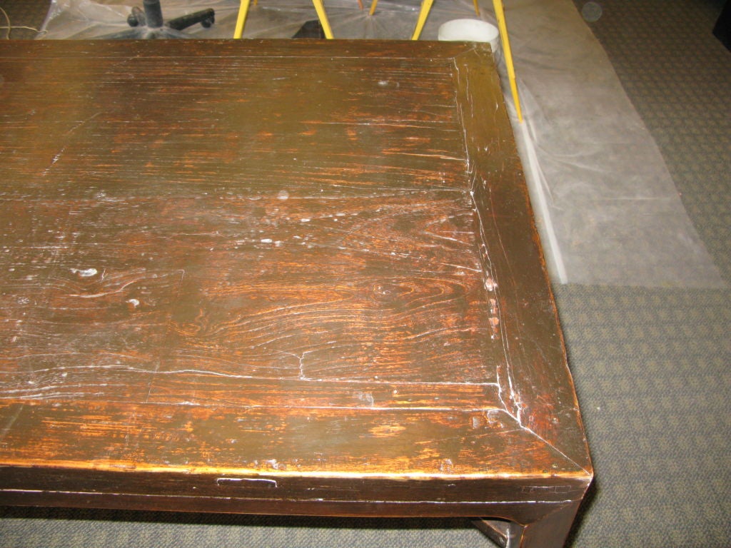20th Century Huge Rustic Chinese Table