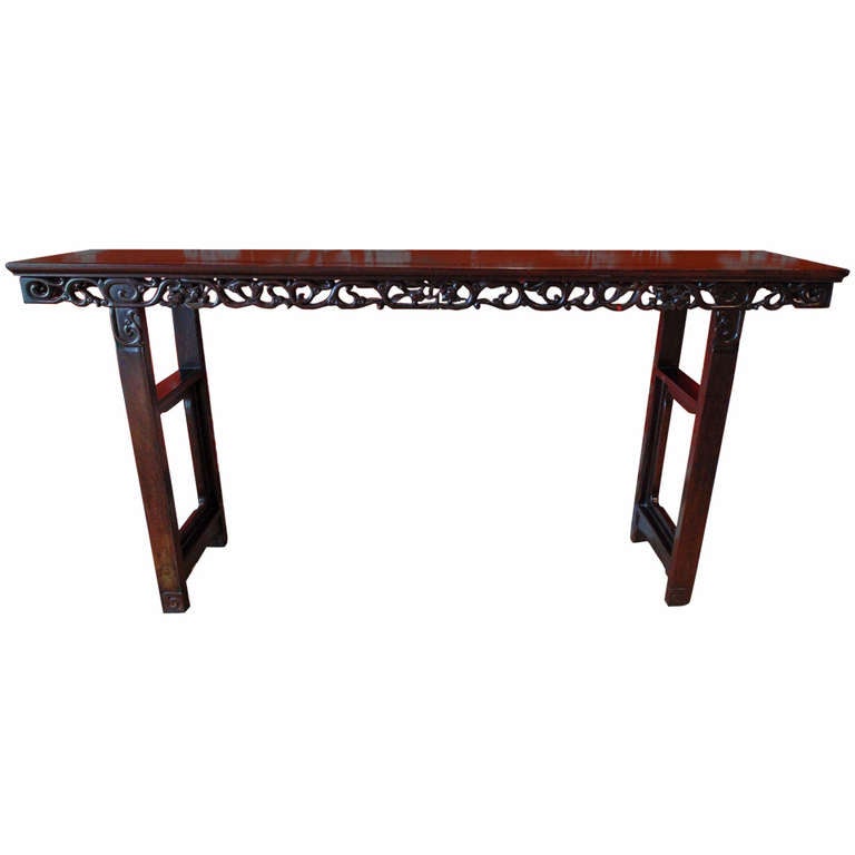 Antique Chinese Poplar altar table at 1stdibs