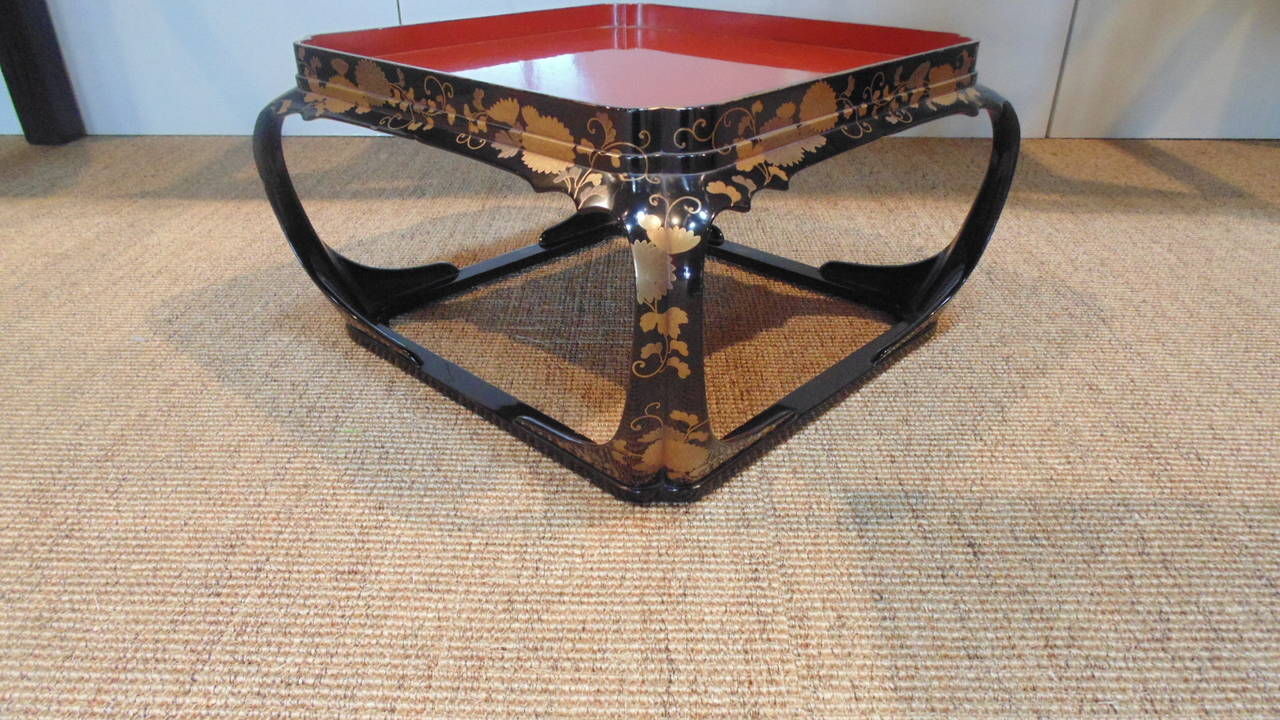 Japanese Lacquer Altar Stand 1