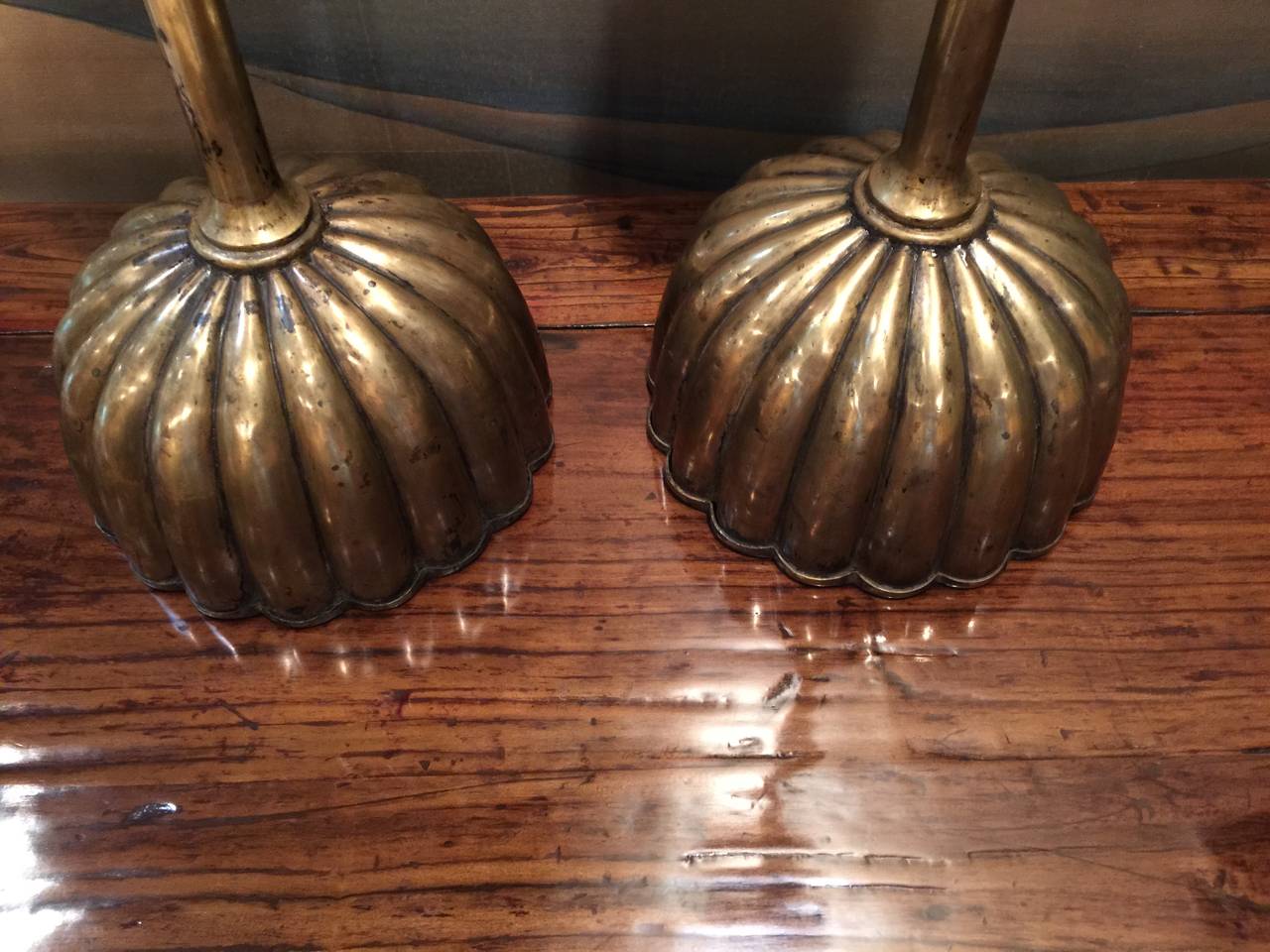 Antique japanese candlesticks