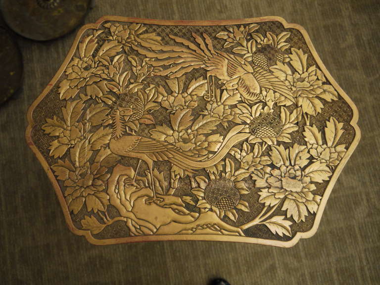 Carved and Gilded Lacquer Table 2