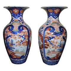 Pair of Imari Vases