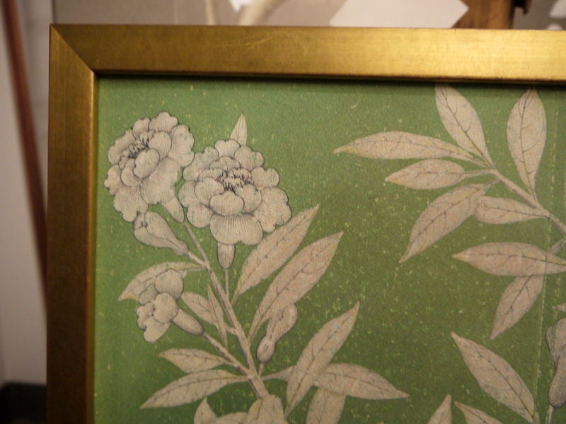Framed Handpainted Chinese wallpaper 1