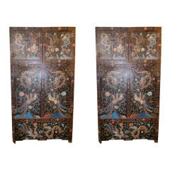 Pair of Large Lacquer Cabinets 3