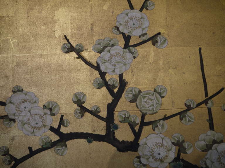 Japanese Screen with Cherry Blossoms 2