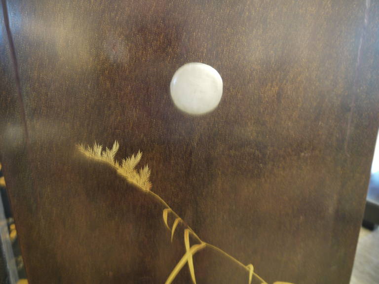 Dramatic Japanese Lacquer Cabinet 4