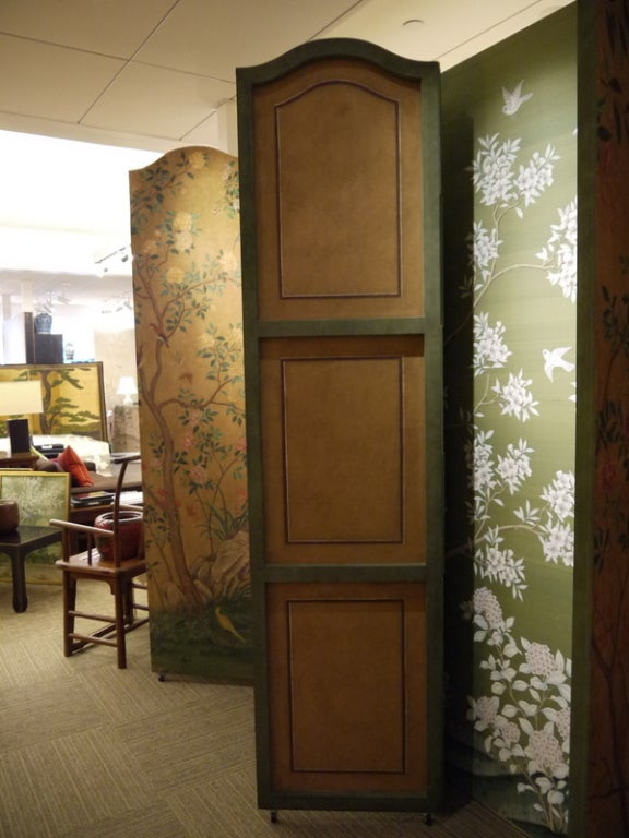 19th Century Pair of Chinese Wallpaper Screens