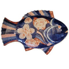 Large Imari Fish Platter