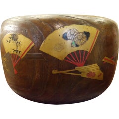 Large Japanese Wood Hibachi 7