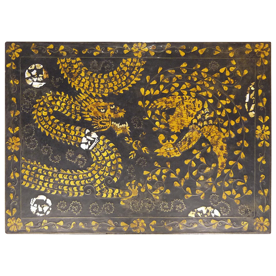 19th Century Korean Low Lacquer Table