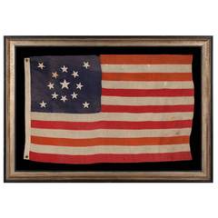 Antique 13 Stars Arranged in a Medallion Pattern with a Large Center Star