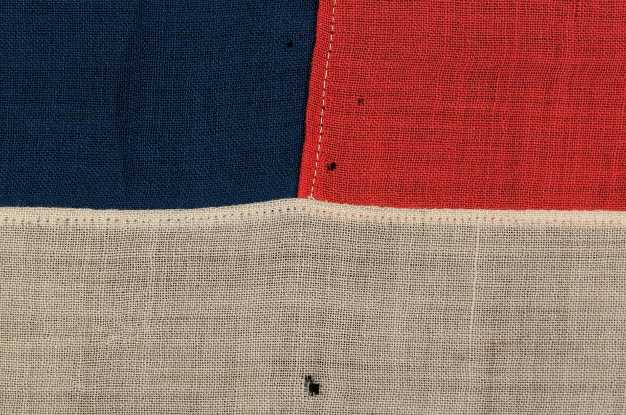 19th Century 38-Star Flag with Hand-Sewn Stars, Colorado Statehood