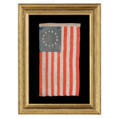 Antique 13 Star American Flag Made by the Granddaughters of Betsy Ross