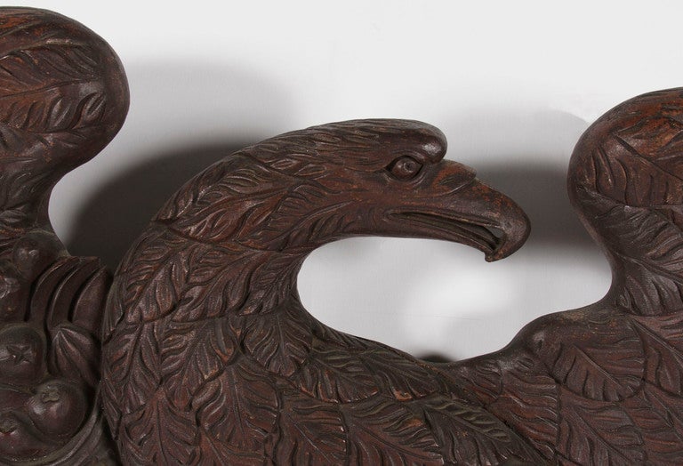 american eagle wood carvings