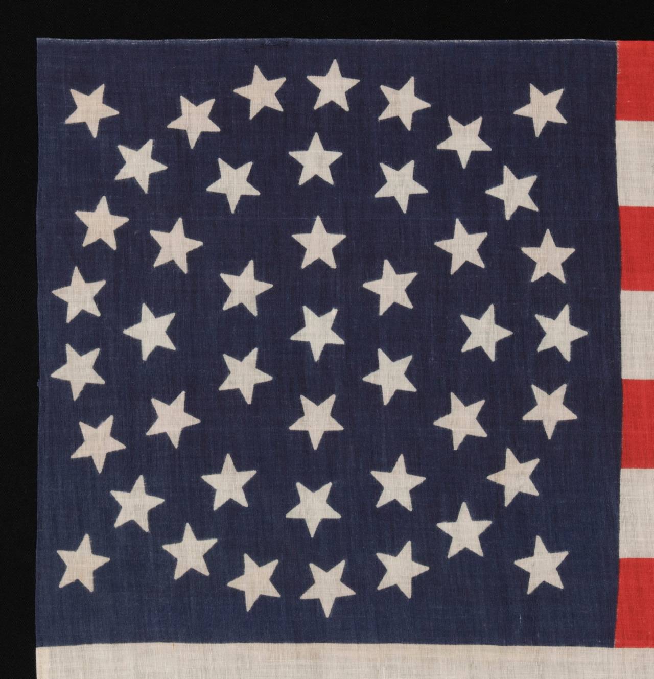 44 Star, Wyoming Statehood, Large-Scale Parade Flag In Good Condition In York County, PA