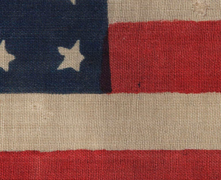 antique 38 star american flag